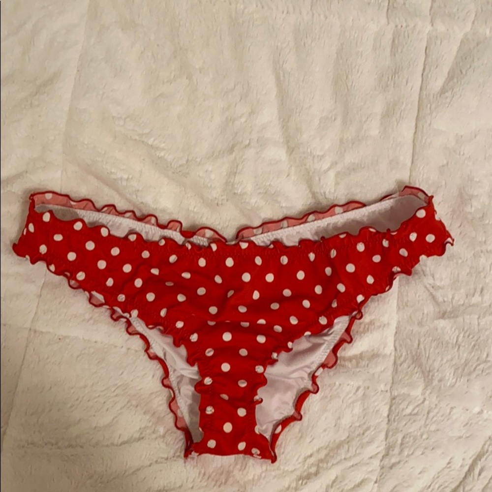 ruffled bikini bottoms